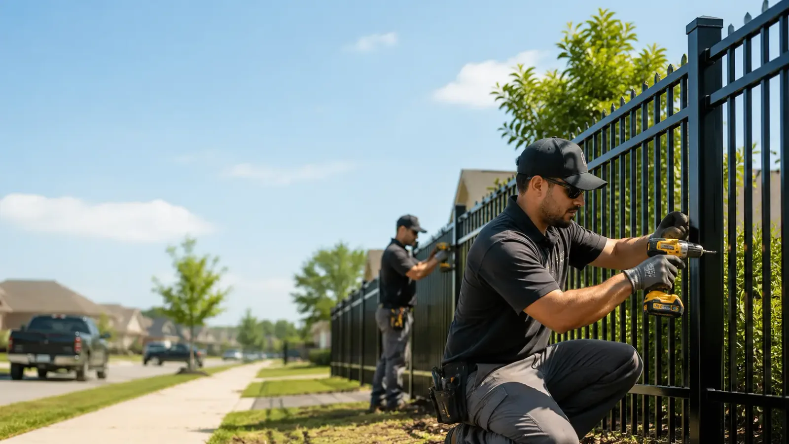 Metal Fence Installation in Hertel, WI